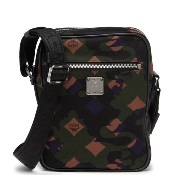 MCM Handbags - SOLD ! MCM Viseto Camo Print Crossbody Bag